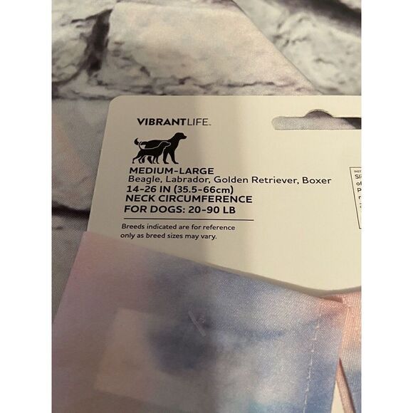 Easter Over Collar Slide On Pet Dog/cat‎ Bandana Scarf 20 To 90lb, Medium/Large - Picture 3 of 5